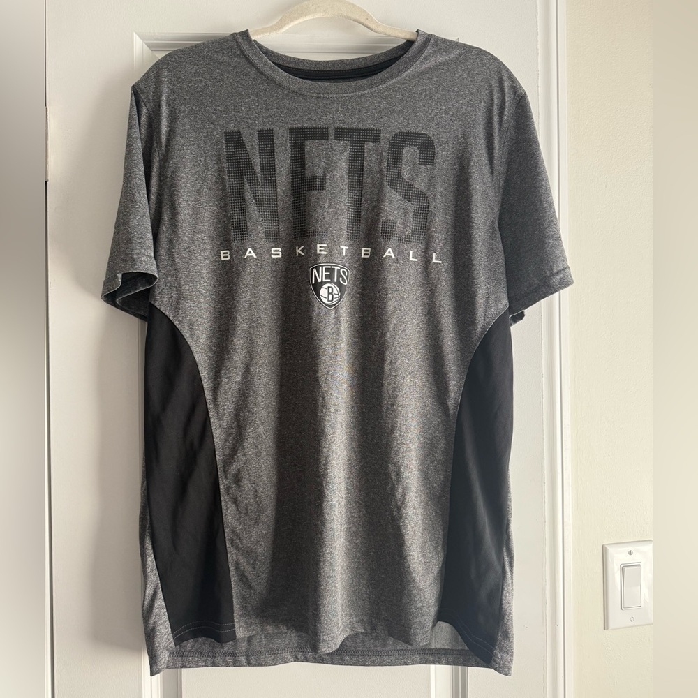 Nets Basketball Gray T-Shirt